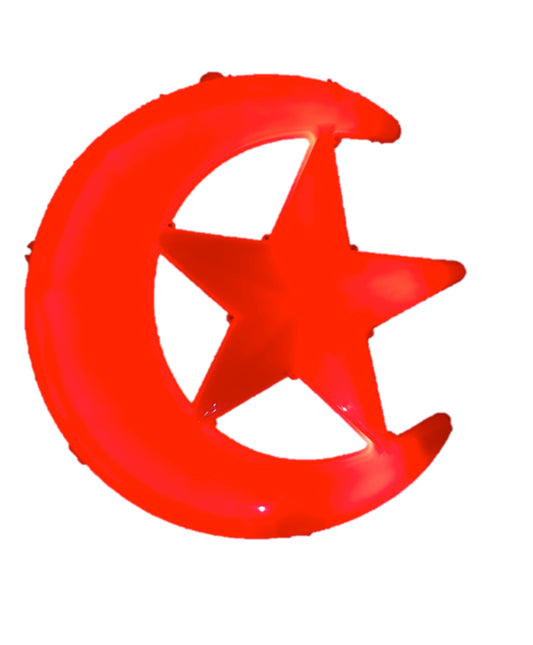 iHcrafts Wall Hanging Ramadan Islamic Moon Star Light Muslim Decor Party Supply Ramadan Party Decoration 12"