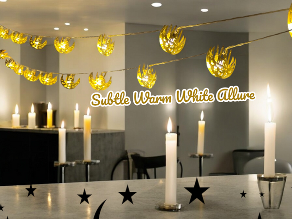 String Lights, Holiday Decor, Indoor Lights Fall Festive Decoration, set of 2 String Lights 10pcs each set Total 20 lights Bright Multicolor LED Lights with Battery Pack Each 5ft Long (20pcs - 2 Sets)