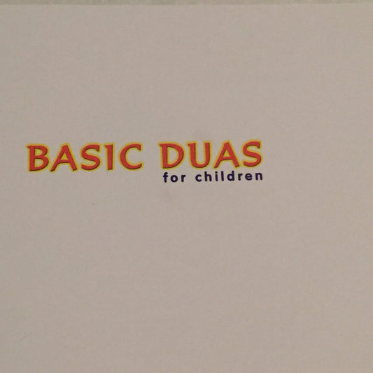 Basic Duas for Children Storybook